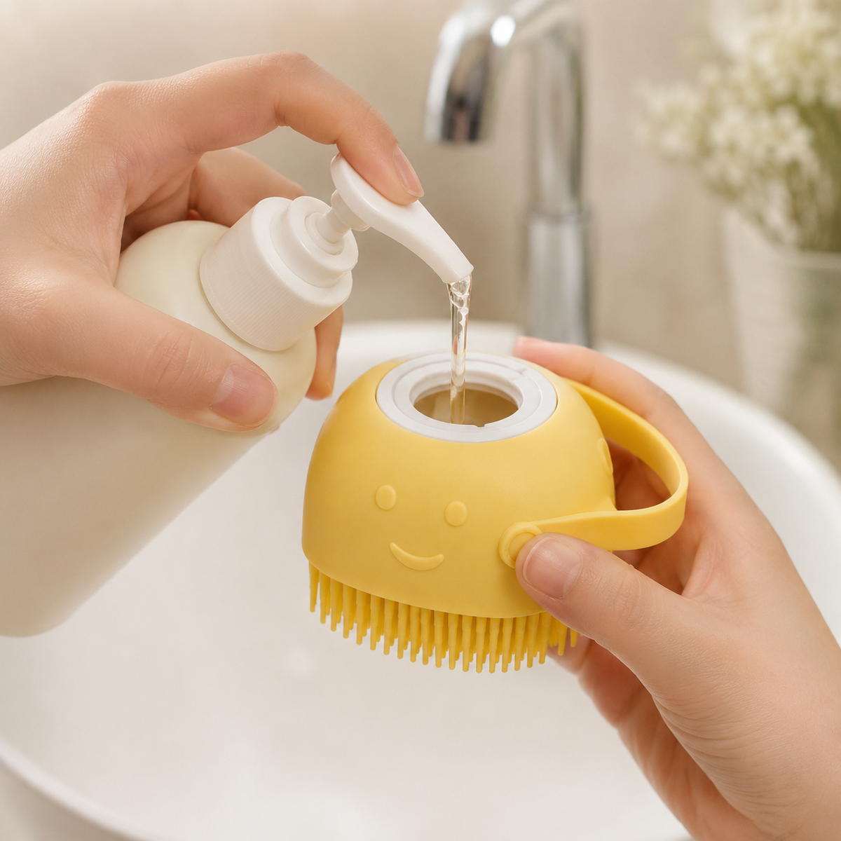 Petvara Silicone Dog Washing Brush
